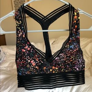 LULULEMON multi-color sports bra size 4